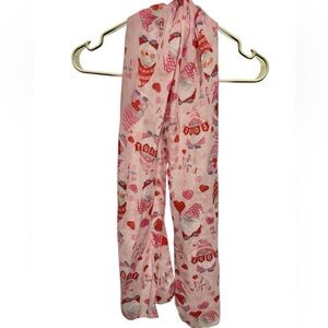 Euc Valentine's Day gnome scarf